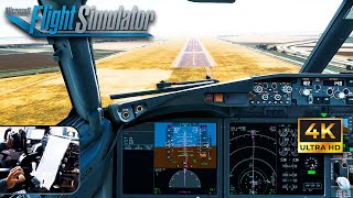 iFly B737 MAX8  Landing Amsterdam  INSANE REALISM  Microsoft Flight Simulator 4K [upl. by Weidner]