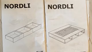 Montaggio letto NORDLI ikea parte 2 [upl. by Phelgen]