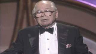 Billy Wilder receiving the Irving G Thalberg Award [upl. by Anehsuc]