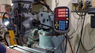 Installing a DRO on a Bridgeport Series I JHead Mill  Part 1 [upl. by Nauqit]