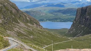 Applecross pass Bealach Na Ba July 2024 [upl. by Alleunam]