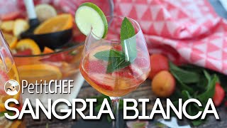 Come preparare la sangria bianca  PetitChefit [upl. by Akirea]