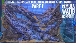 TUTORIAL MEMBUAT HARDSCAPE DG KAYU RENTEK PART 1 [upl. by Corson]