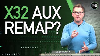 Behringer X32 Aux In Remap  What is it [upl. by Wendel]