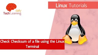 How to check Checksum of a file using the linux terminal [upl. by Refotsirk865]