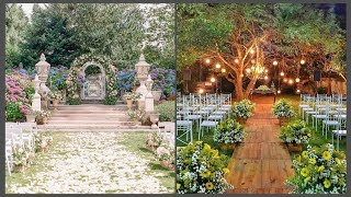 Garden Wedding Aisle Decor Unique and Beautiful Ideas [upl. by Ottavia388]