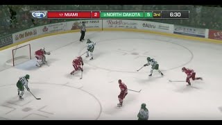 UND Hockey  Tictactoe passing and goal  111315 [upl. by Herbst]