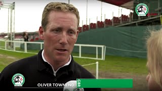 Pathfinder Oliver Townend GBR talks to Badminton TV [upl. by Ahsinot]