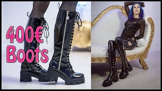 400€ Boots from Versace Jeans Couture How to style [upl. by Enilamme]