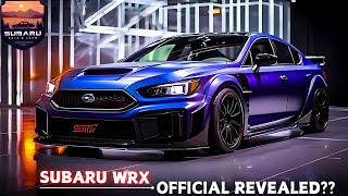 Subaru wrx sti 2025 Performanceoriented sports sedan OFFICIAL REVEAL [upl. by Garber]