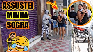 PEGADINHA  MANEQUIM VIVO  ASSUSTANDO PESSOAS  Mannequin Prank [upl. by Florella]