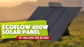 Ecoflow 400W Solar Panel with Delta Pro  Quick Test [upl. by Betthezel]