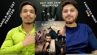 Indian Reaction on SangeMah OST  Atif Aslam  Hum tv [upl. by Fi735]