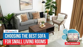 Choosing the Best Sofa for Small Living Rooms  Mandaue Foam  MF Home TV [upl. by Katy913]