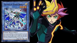 YuGiOh Duel Links  Playmaker Ritual Summons Paladin of Storm Dragon [upl. by Aveer28]