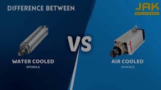 Water cooled spindle VS Air cooled spindle [upl. by Odrautse]