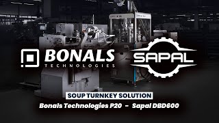 Bonals Technologies P20  Sapal DBD600 Soup Turnkey solution [upl. by Bandler]