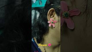 Flower Earrings Hacks flowers shorts ytshortshack KushithaVlogsu5v [upl. by Sudbury518]