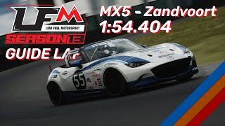 MX5 Cup  Zandvoort  154404  LOWFUELMOTORSPORTCOM [upl. by Ainsley]