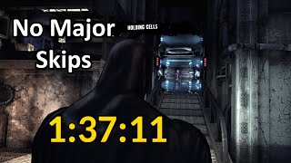 Batman Arkham Asylum Speedrun No Major Skips in 13711 obsolete [upl. by Bunce794]