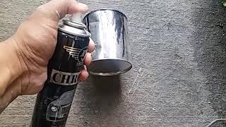 How to refill spray can with air [upl. by Akemej]