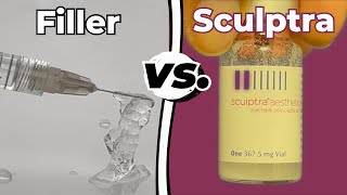 Sculptra The Best Kept Secret 🤫 Sculptra Vs Filler [upl. by Ahsinam]