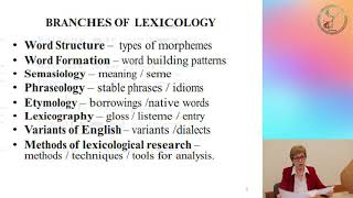 Lexicology as a linguistic subject  ZTTukhtakhodjaeva PhD Associate Professor [upl. by Araik]