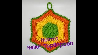 Helmis Retro Relieftopflappen  Retro Potholder [upl. by Arbed789]