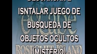 Descargar Escape Rosecliff busqueda de objetos ocultos Misterio [upl. by Banquer]