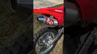 2022 CRF 250F Full Yoshimura Exhaust Revs [upl. by Uht]