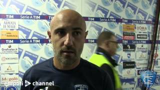 Riccardo Saponara Massimo Maccarone e Manuel Pucciarelli al termine di PescaraEmpoli [upl. by Plank]