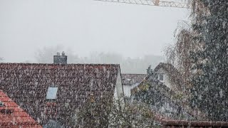 Starkschneefallgebiet beendet Dauerhochdruck  13112024 Schneedoku 022024 [upl. by Towill]