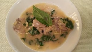 Poached Fish in Basil Sauce  Sanjeev Kapoor Khazana [upl. by Reyem372]