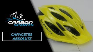 Como escolher capacete na hora de ir pedalar Capacete Absolute Wild  Carbon Sports [upl. by Ahsimak490]