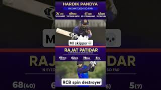 Clash between Hardikpandya and Rajatpatidar in SMAT destructive batsman ytviralbgttrending [upl. by Coleman]