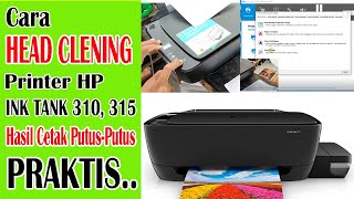 Cara Head Cleaning Printer HP Ink Tank 315 310 [upl. by Juliana]