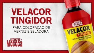 VELACOR Tingidor Vernizes e Seladoras  Tintas Mococa [upl. by Ynneb]