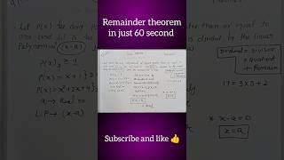 how to prove remainder theorem remainder theorem proof easy proof of remainder9thclass theorems [upl. by Auqinat139]