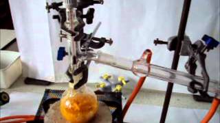 Isolation of limonene by steam distillation [upl. by Dnomsaj]