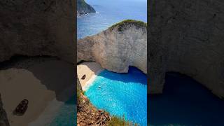 🤩Stunning Blue Water in Zakynthos Greece🔵🇬🇷 shorts zakynthos greece [upl. by Dedrick]