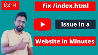 How to redirect index php or index html to homepage of a website to solve indexing issues [upl. by Fauver450]