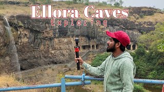 Ellora Caves Exploring World heritage site ellora maharashtra travel JeevanaTeluguTraveller [upl. by Nohs]