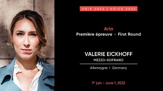 Valerie Eickhoff  CMIM VoixVoice 2022  Première épreuveFirst Round [upl. by Kinsler857]