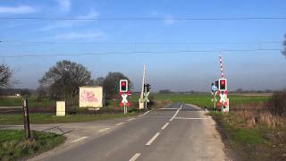 Bahnübergang quotPeelsheidequot Boisheim  Bahnübergang an Feldweg 18 Teil [upl. by Salli548]