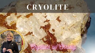 Cryolite  Crystals with Christy [upl. by Knobloch]