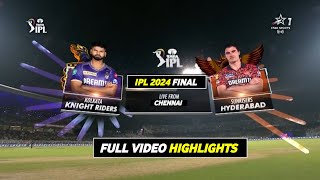 KKR vs SRH Final Highlights 2024  IPL 2024 Final Highlights  KKR vs SRH IPL 2024 Final Highlights [upl. by Jecho]