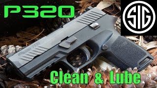 Sig Sauer P320  Breakdown Clean and Lube [upl. by Wini]