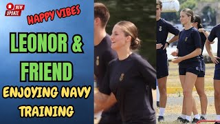 Happy Vibes Leonor and Crew Enjoying Navy Training leonor navy navytraining leonordeborbón [upl. by Ahseket]