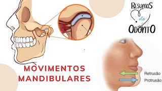 Rotação Lateralidade Protrusão e Retrusão  MOVIMENTOS MANDIBULARES [upl. by Nylessej493]