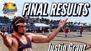 2024 USA Beach Wrestling Senior Nationals  Justin Grant FL  80kg Semifinals [upl. by Andres539]